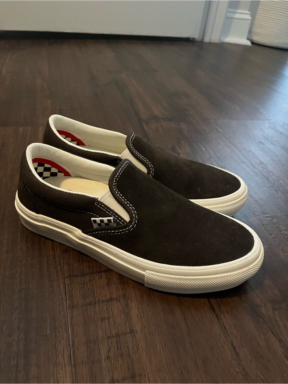 Vans slip-on suede shoes